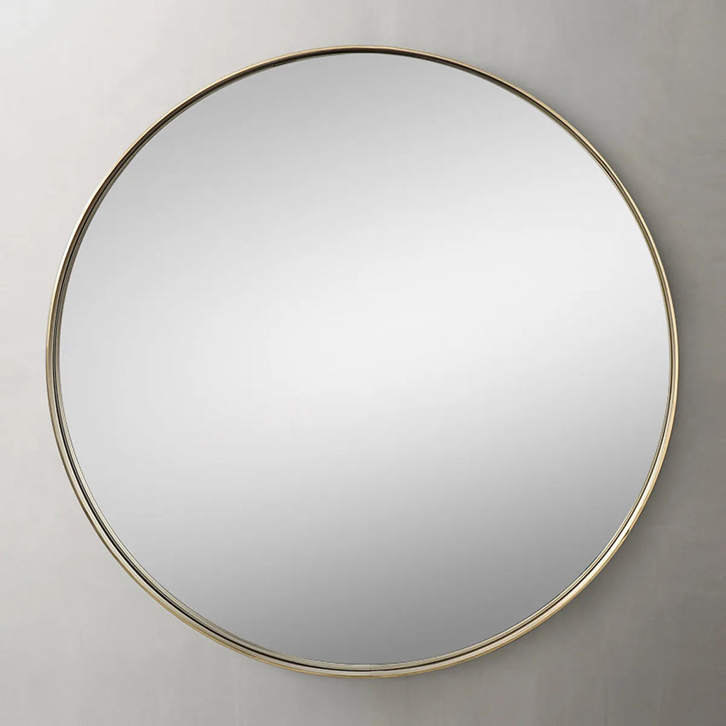 modern circular mirror