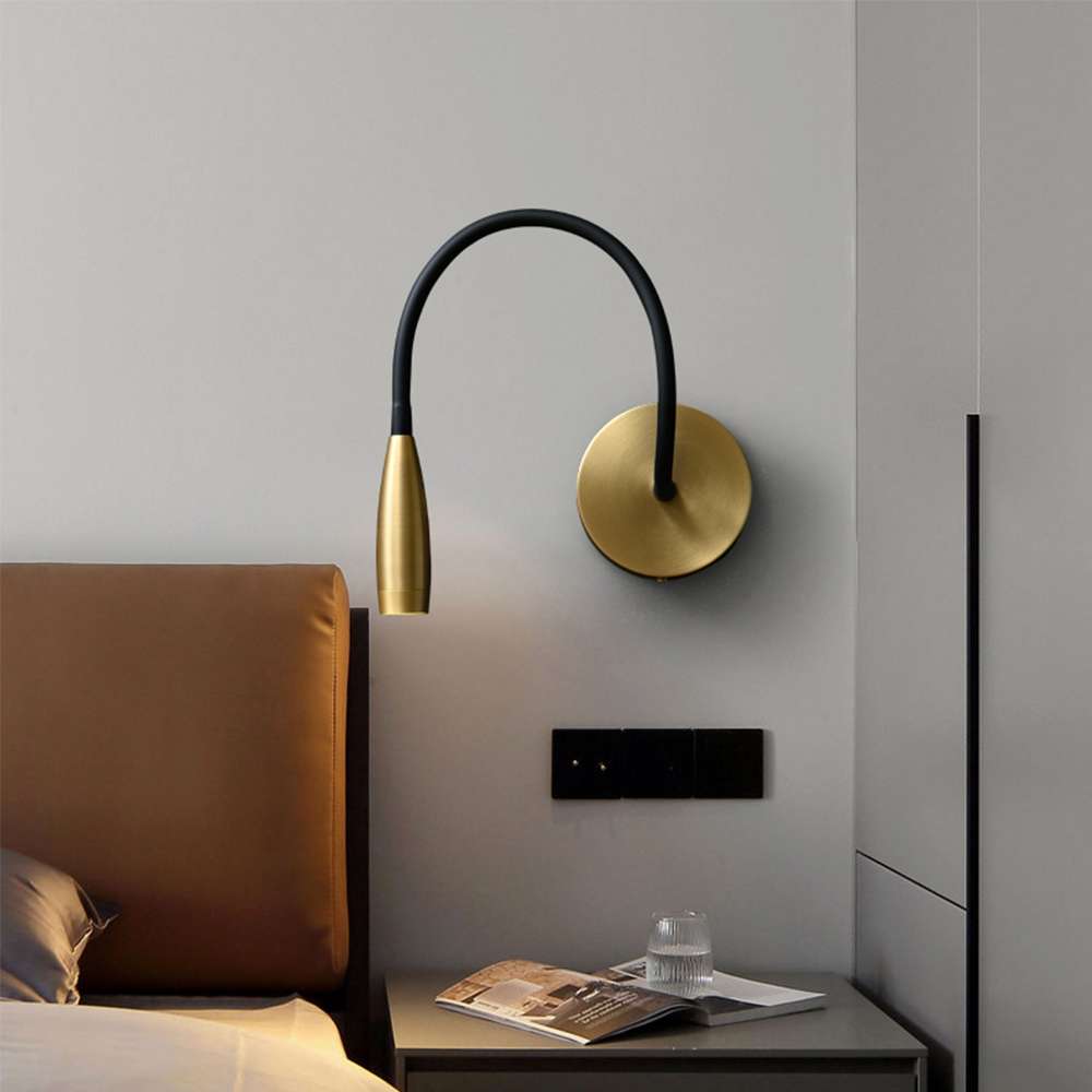 modern copper wall sconce