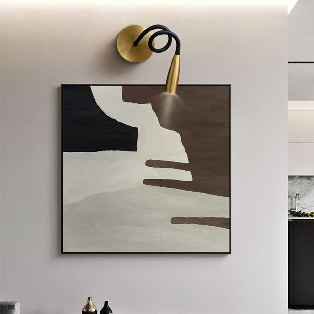 adjustable copper wall lamp
