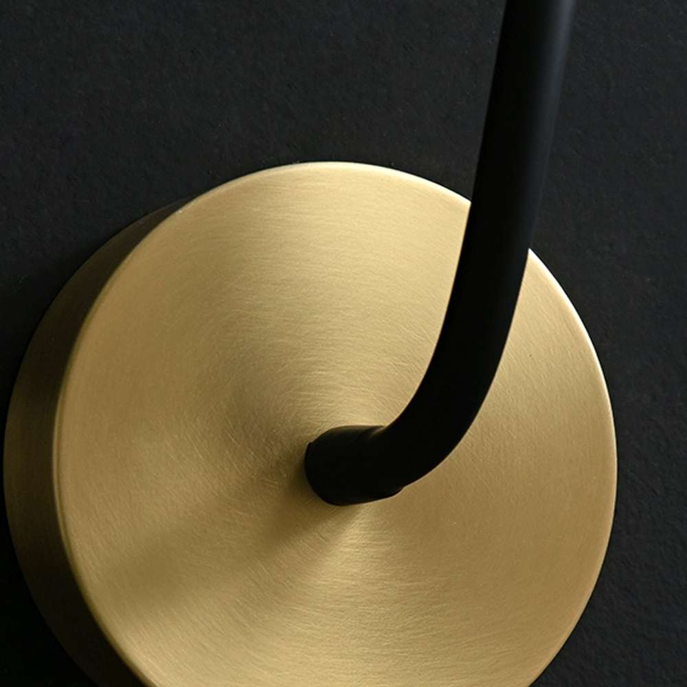 copper swing arm wall lamp