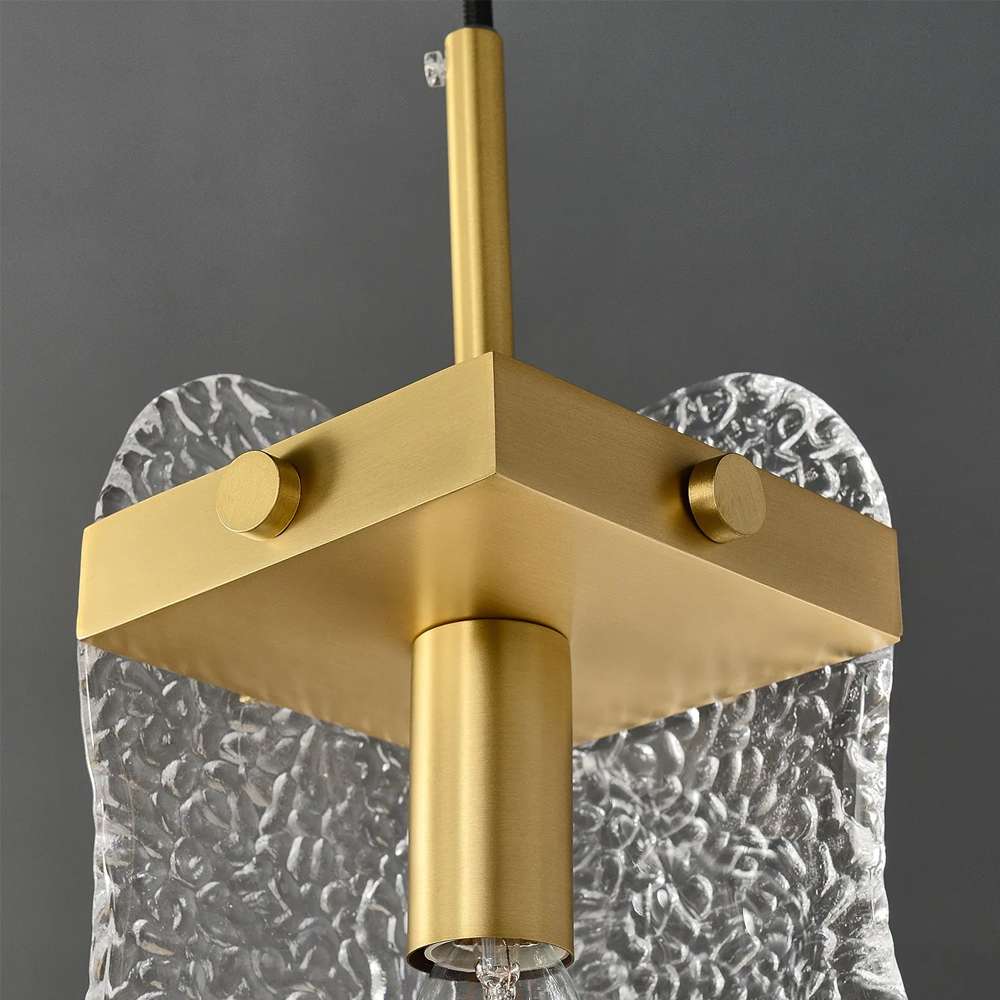 ice glass pendant light