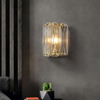 crystal column wall light