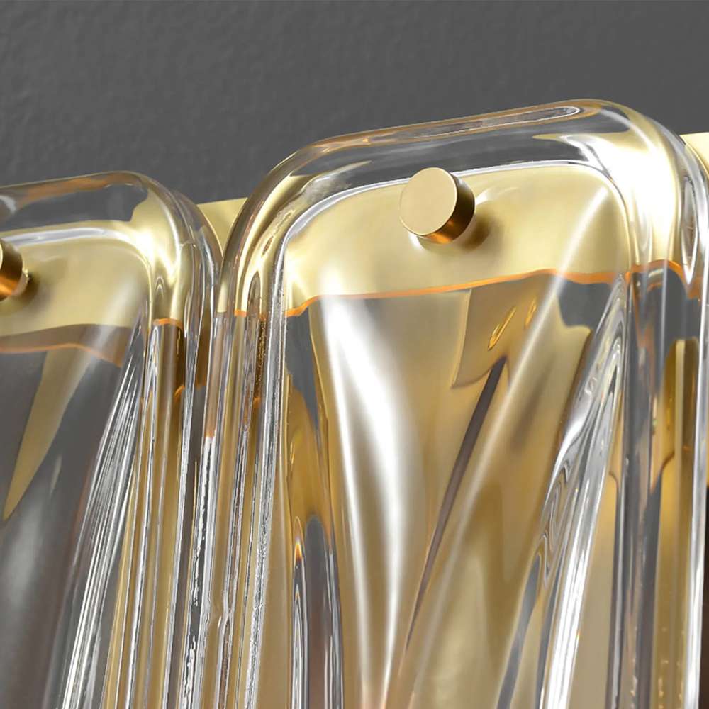 luxury crystal wall lamp