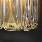 decorative crystal wall light