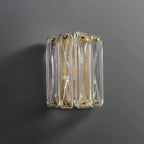 hallway crystal sconce lighting