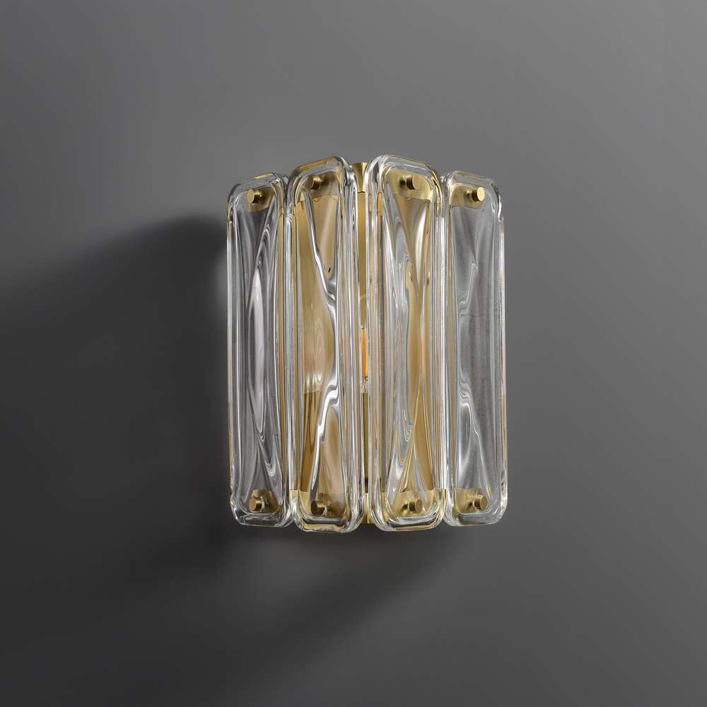 hallway crystal sconce lighting