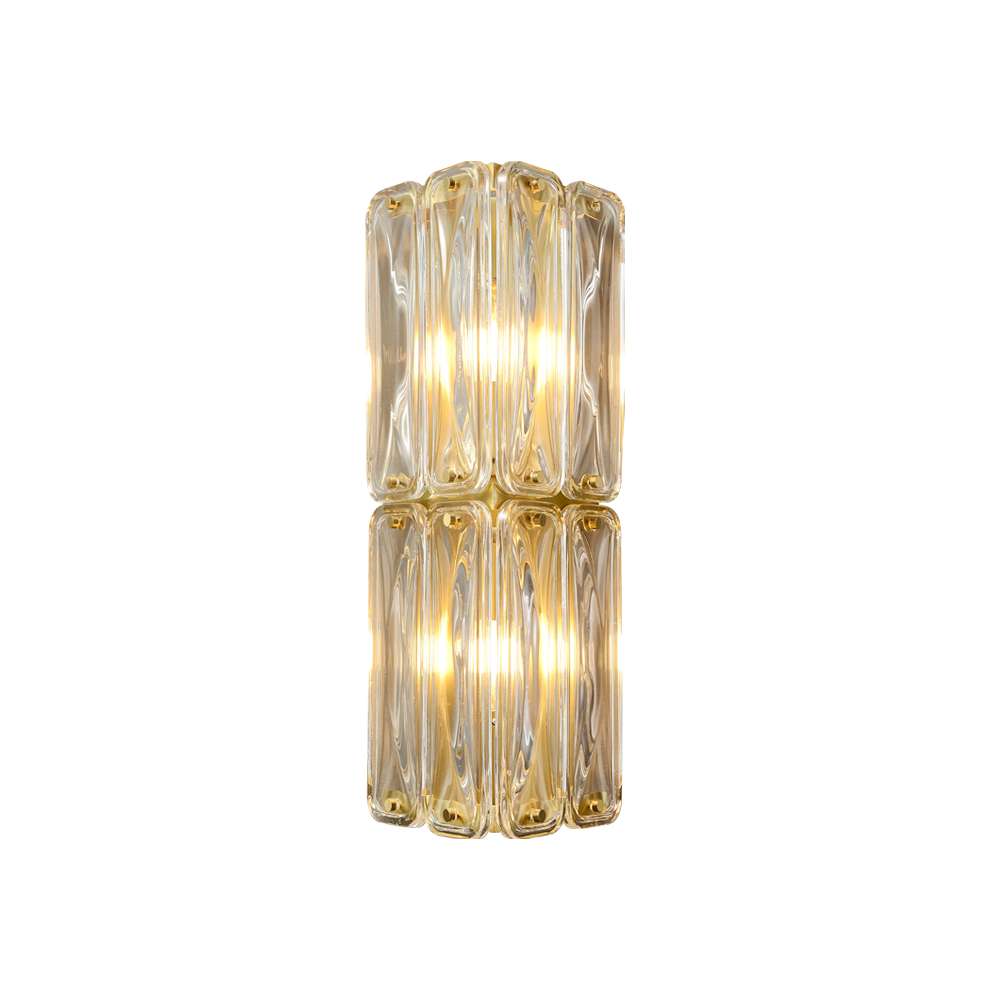 crystal shade wall sconce