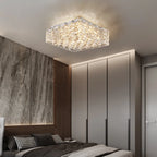 contemporary square clear ceiling lamp