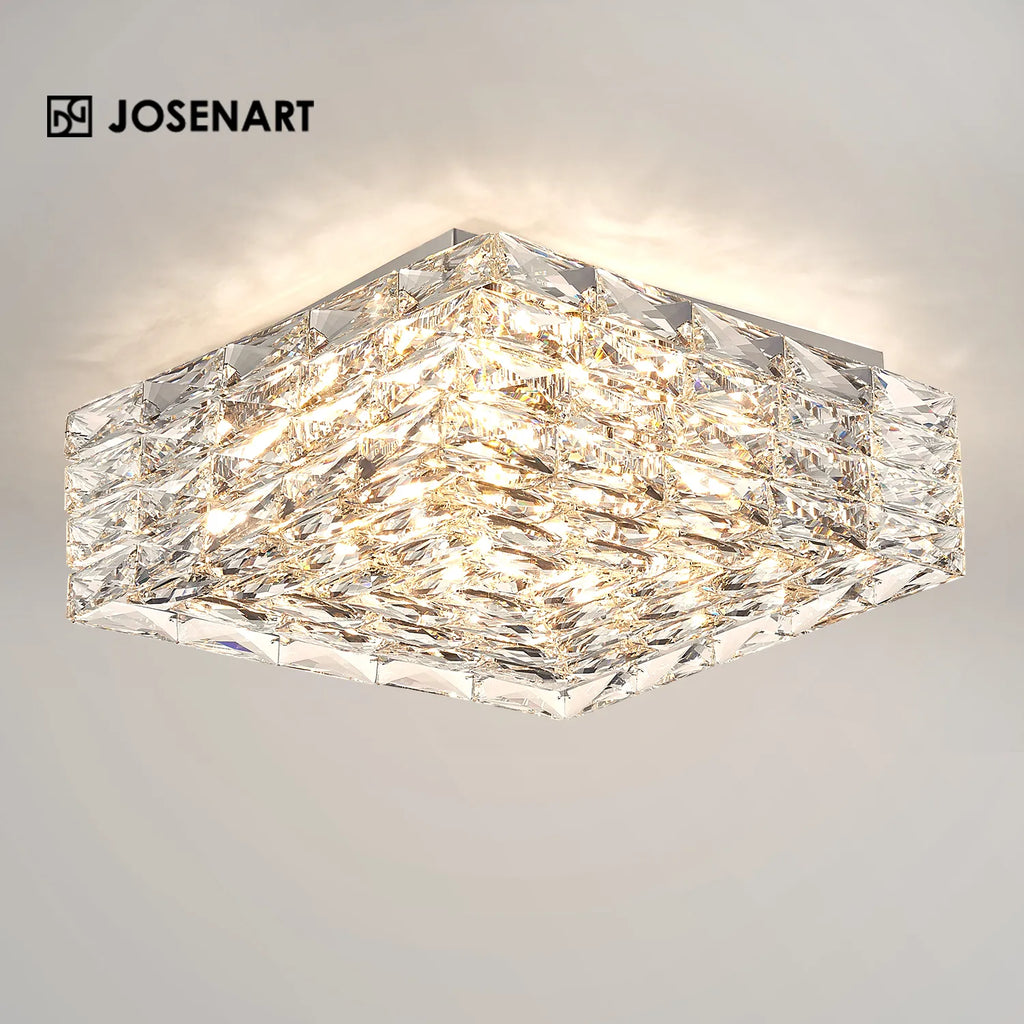 crystal ceiling light