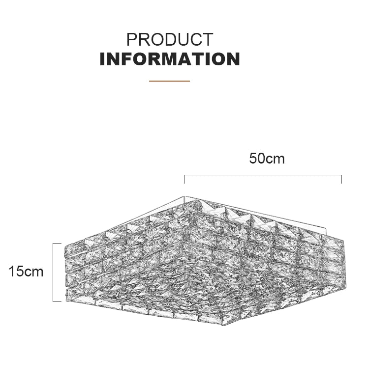 clear kitchen crystal ceiling lamp