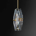 modern faceted crystal pendant Modern Luxury Lighting