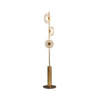 acrylic and glass floor lamp