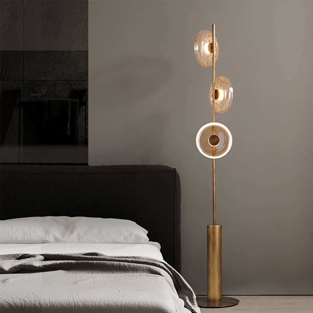 antique bronze floor lamp