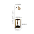 floor lamp with USB port