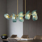 elegant glass island light