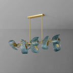 glass island light fixture