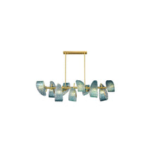modern glass chandelier
