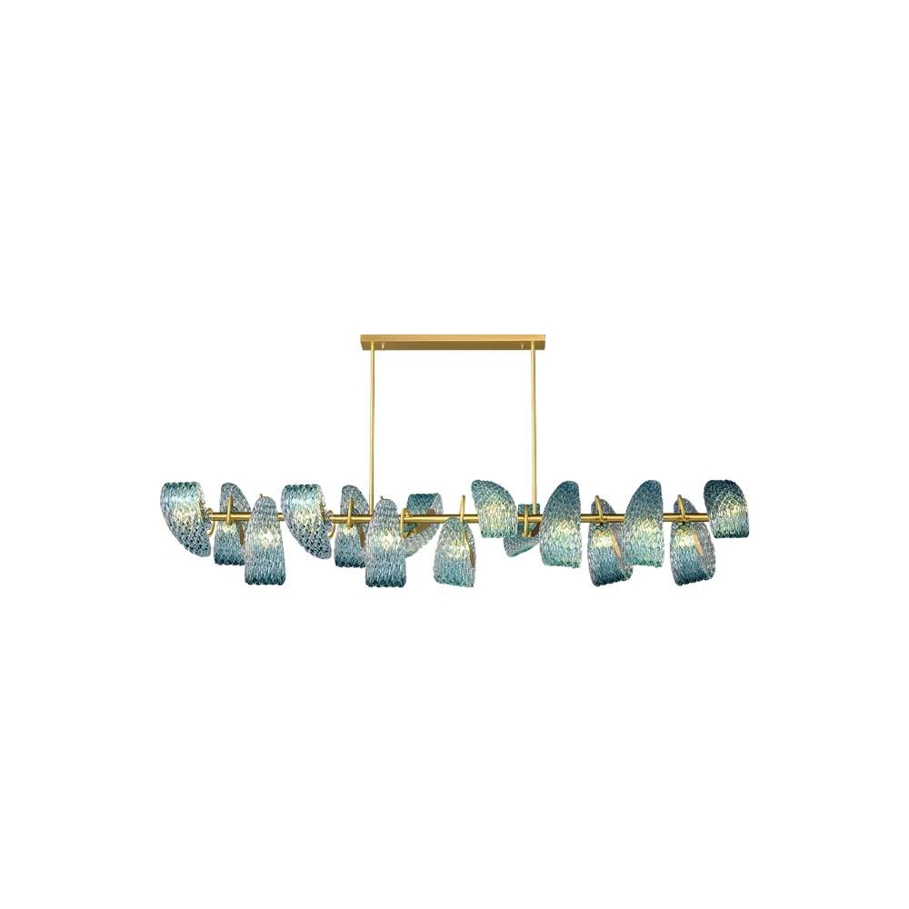 glass island light design