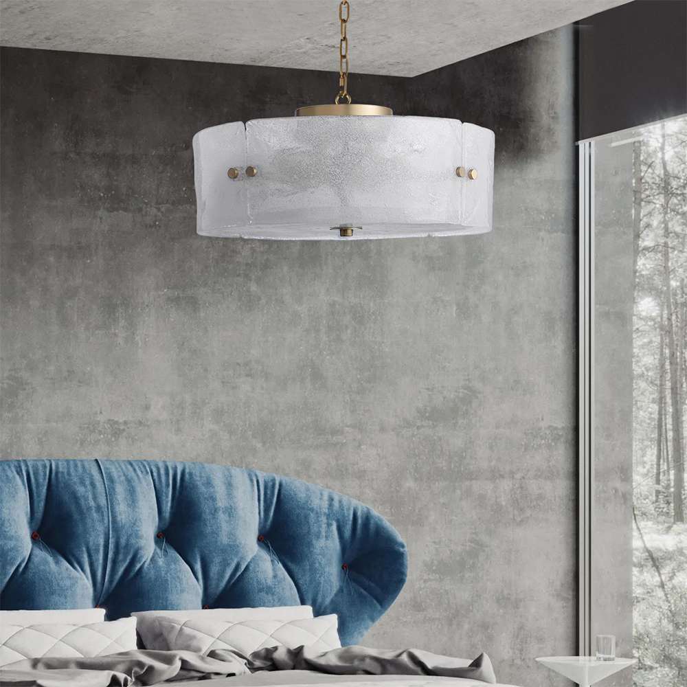 modern round chandelier