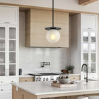 Globe Light Pendant Lamp – Modern Hanging Light Fixtures for Home & Office - View 2