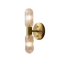 modern gold brass sconce
