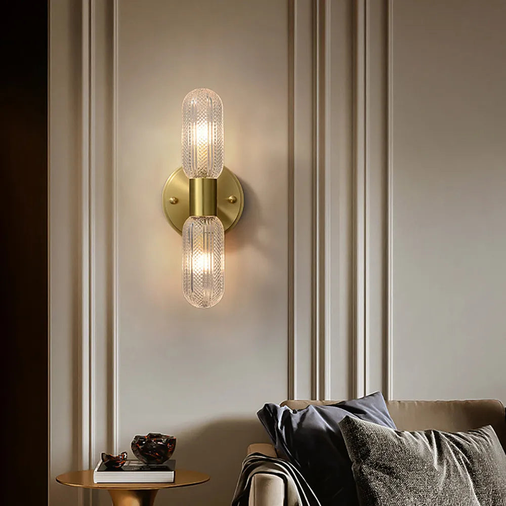 stylish glass wall fixtures