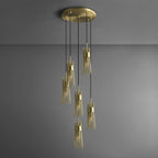 modern gold leaf lighting