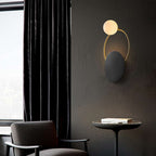 golden ring bedside lamp