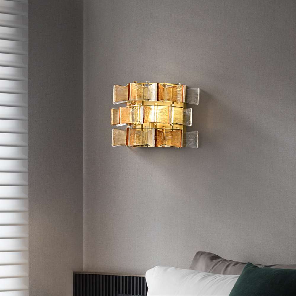 glass sconce for modern decor