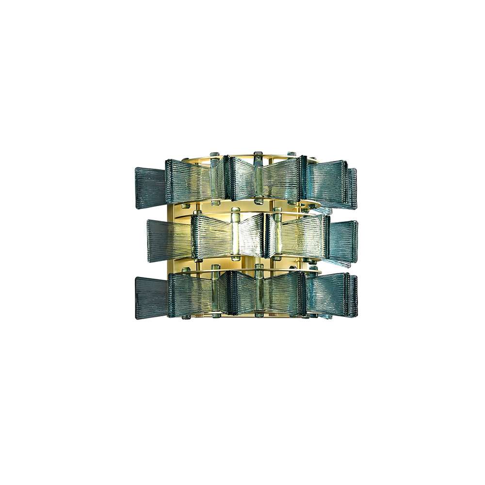 handblown glass wall sconce