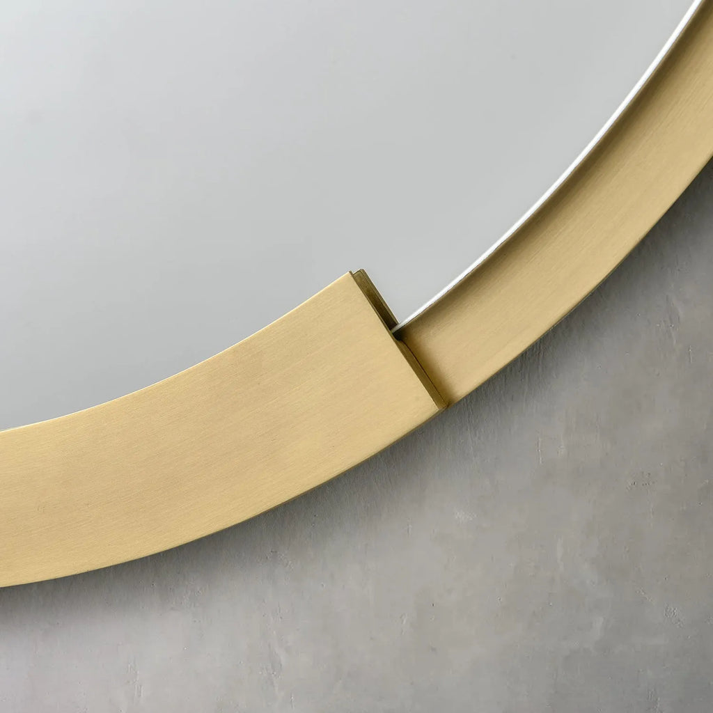 modern gold frame mirrors
