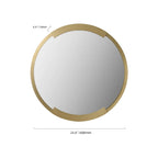 gold scalloped frame mirrors