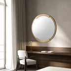 scalloped bathroom mirrors