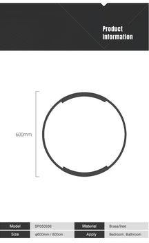 frame round bathroom mirrors