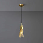 gold pendant kitchen lighting