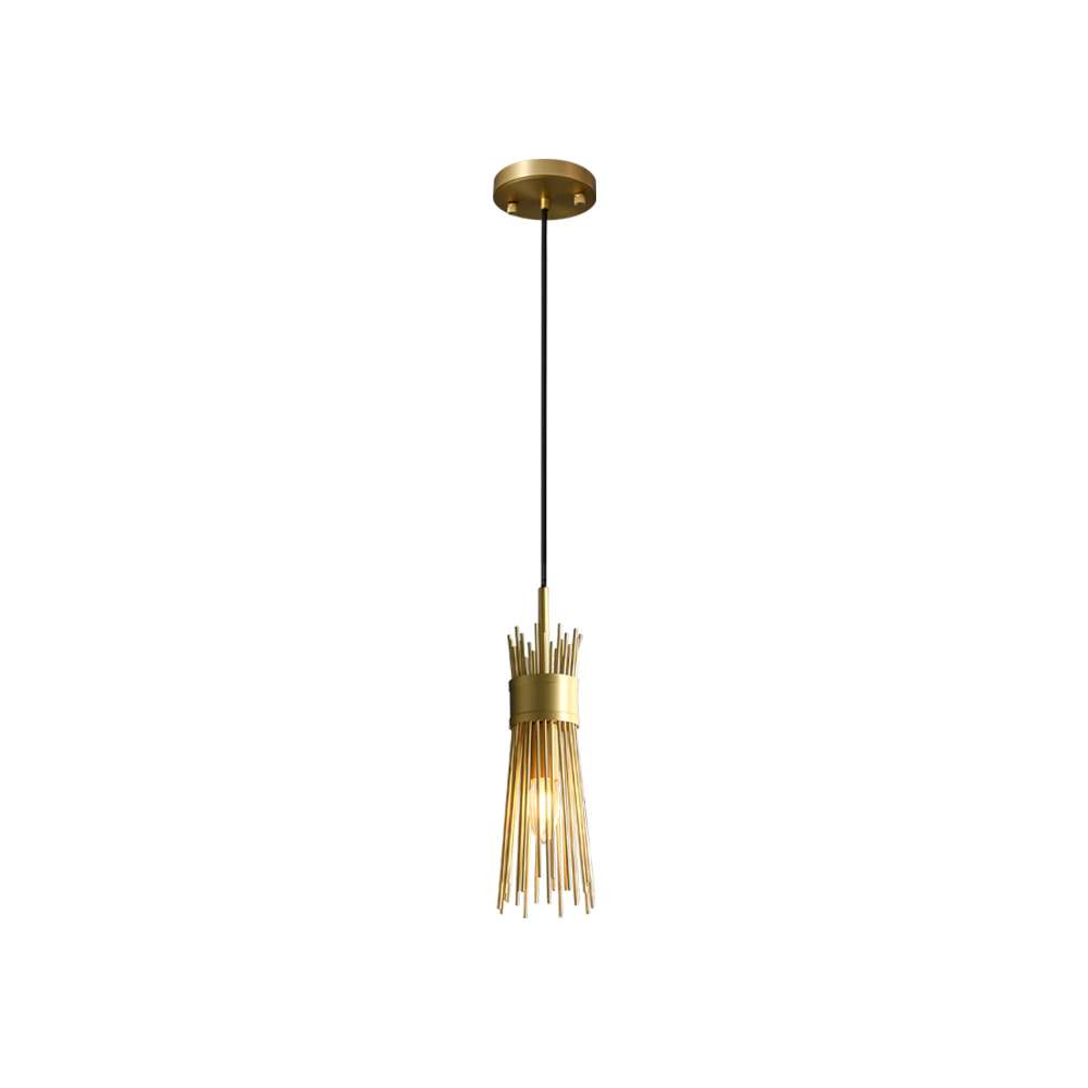 gold leaf pendant lighting