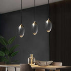 oval crystal ceiling light fixture