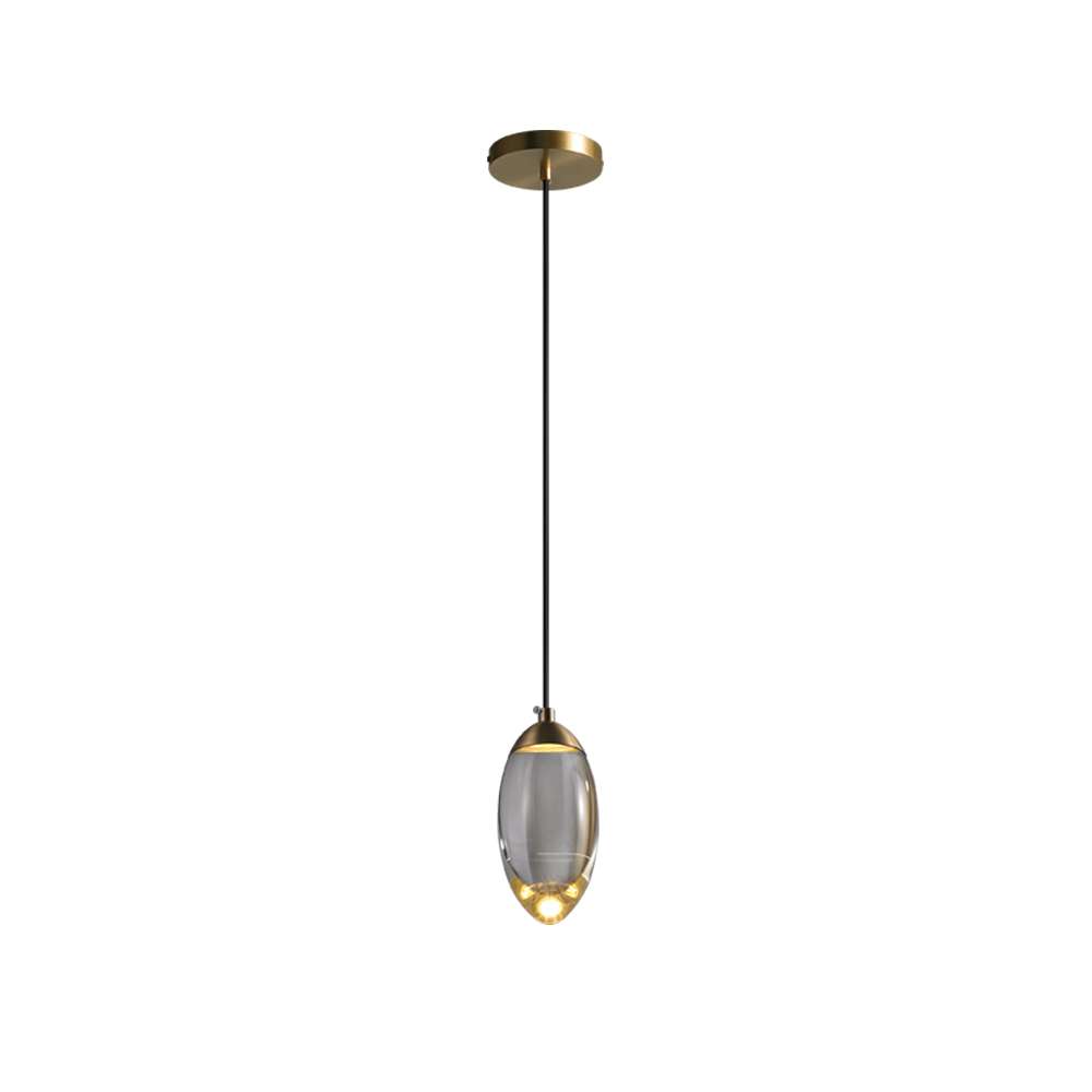 designer brass led chandelier