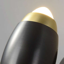 matte brass wall light