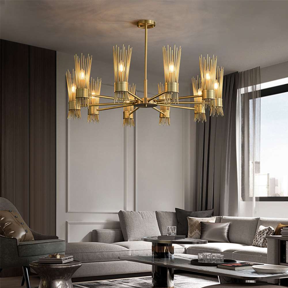elegant brass wall light