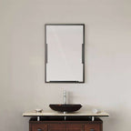 bathroom mirrors with black frame