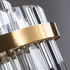 modern tiered led chandelier
