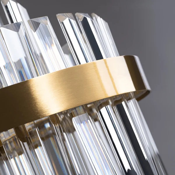 modern tiered led chandelier