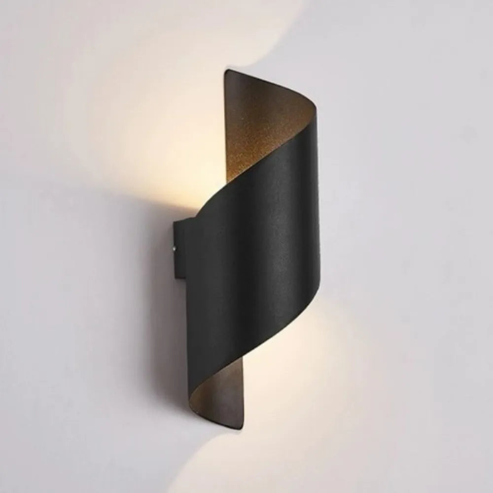 twist led outdoor sconce