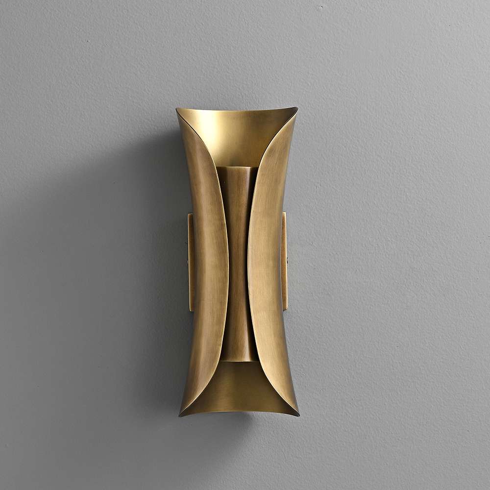 brushed bronze sconces