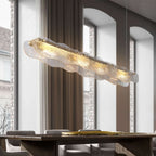 water ripple glass lighting fixture