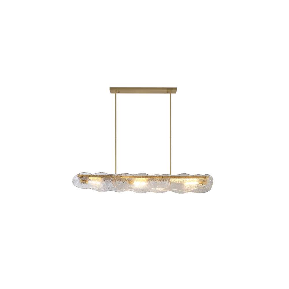 chandelier with water ripple design
