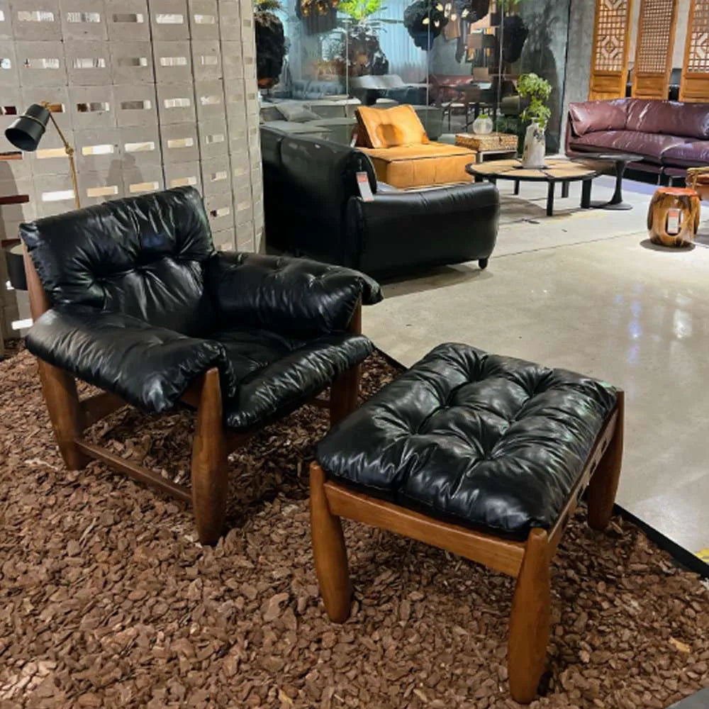 leather arm chair