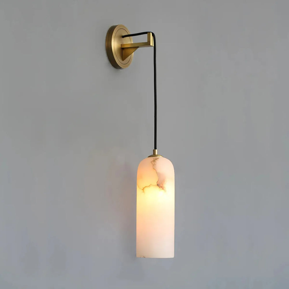 Monty Alabaster Wall Lamp | Architectural Wall Fixture for Refined Spaces