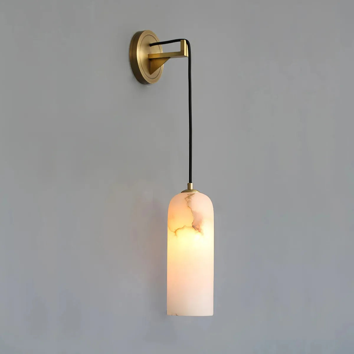 Monty Alabaster Wall Lamp | Architectural Wall Fixture for Refined Spaces